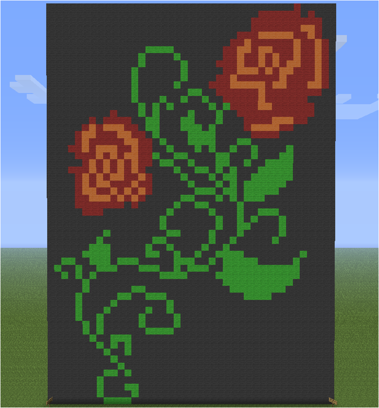 Minecraft Pixel Art Rose By Aurora Bloodshard On Deviantart Minecraft Pixel Art Rose By Aurora Bloodshard On Deviantart