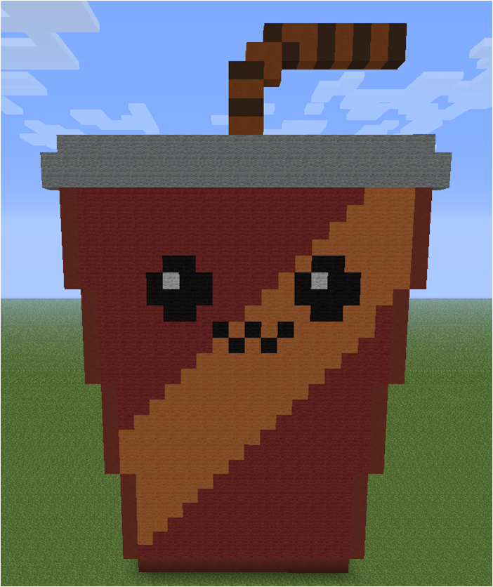 Minecraft Pixel Art Smiling Drink By Aurora Bloodshard On Deviantart Minecraft Pixel Art Smiling Drink By Aurora Bloodshard On Deviantart