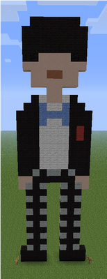 Minecraft Pixel Art Second Doctor