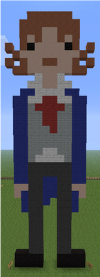 Minecraft Pixel Art Eigth Doctor