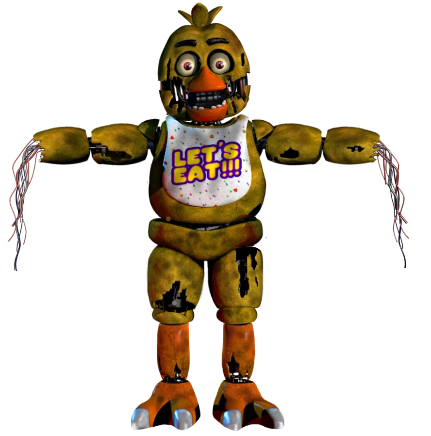Withered Classic Chica Full Body by MrWitheredFreddy on DeviantArt