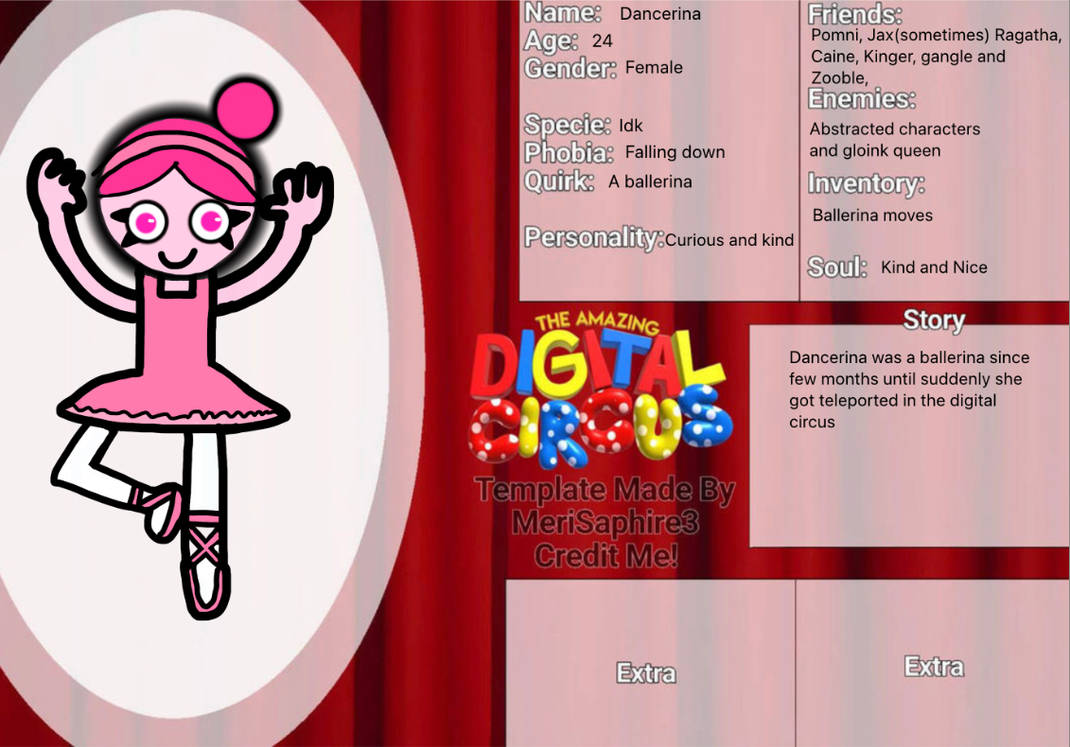 Ma the amazing digital circus oc by ArianaIsHere2010 on DeviantArt