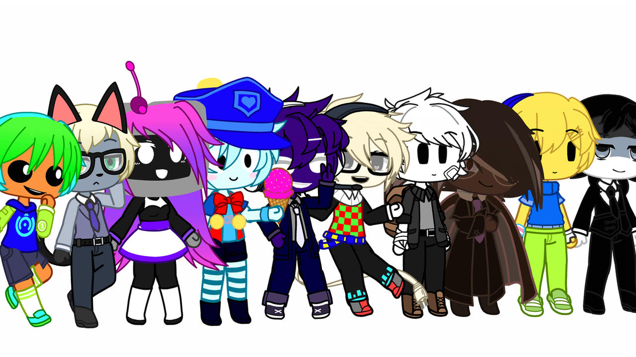 Rainbow friends in gacha club by HanakoLovesEddsworld on DeviantArt