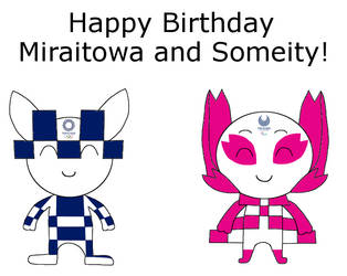 Happy Birthday Miraitowa and Someity