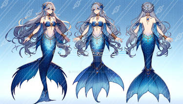 [Open] Deep blue mermaid