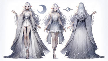 [Open] White moon elf