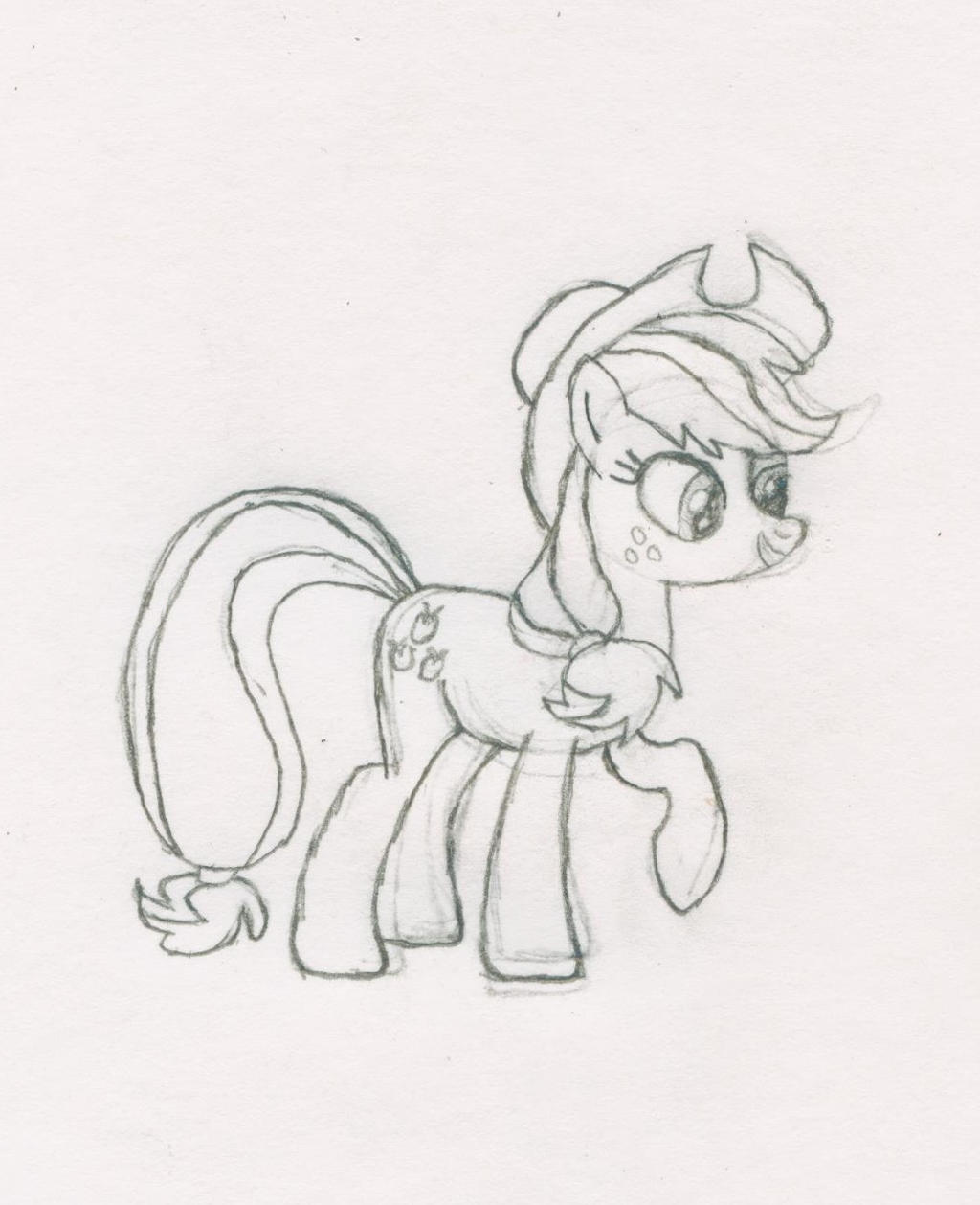 Pyjack Drawing Applejack drawing by J4m35c on DeviantArt