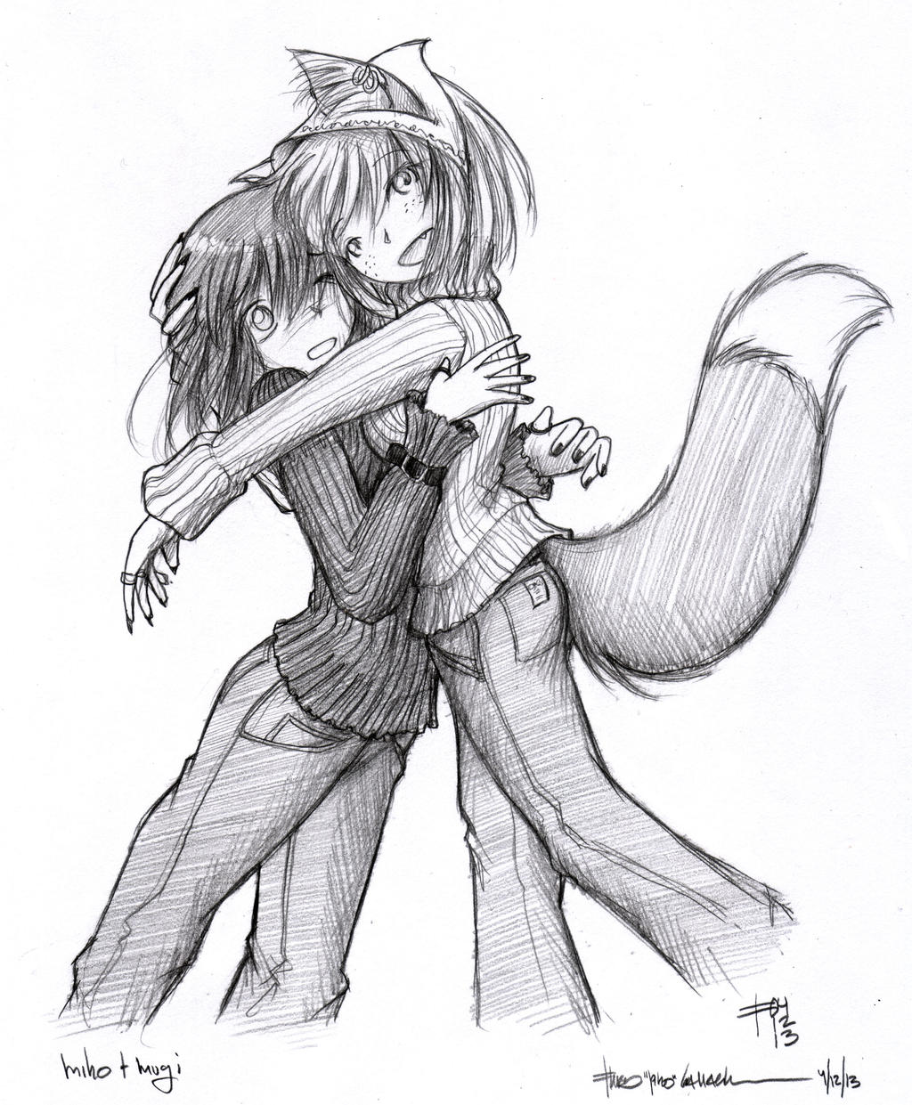 Miho gets a Mugihug