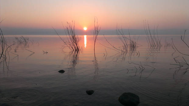 Sunrise at the Sea of Galilee