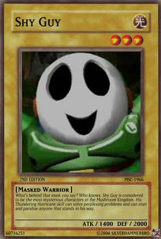 Yu-Gi-Oh - MSC Shy Guy Card