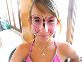 Kid's face paint Butterfly