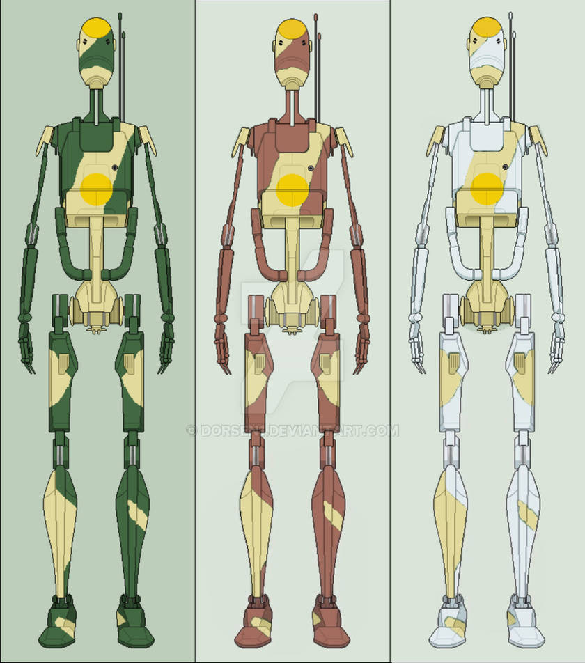 Camoflagued battle droid commanders by Dorsen1 on DeviantArt