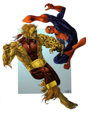 Spidey vs Puma - SpderFan2099