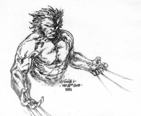 Wolverine lunch sketch