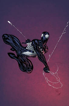 Spidey in black - ColourDood