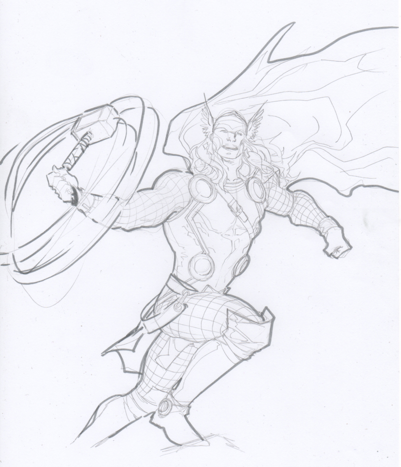 Thor morning sketch May10th