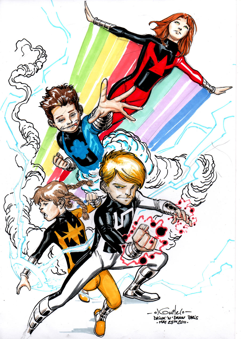Power Pack by Ben Dunn by Curious4ever on DeviantArt