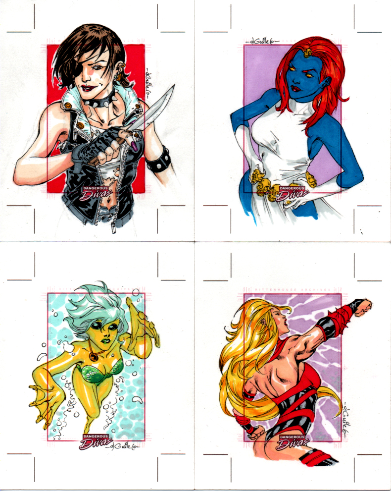 Marvel Dangerous Divas set 12