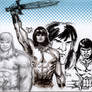 Conan the Barbarian DnD sketchbook backcover full 