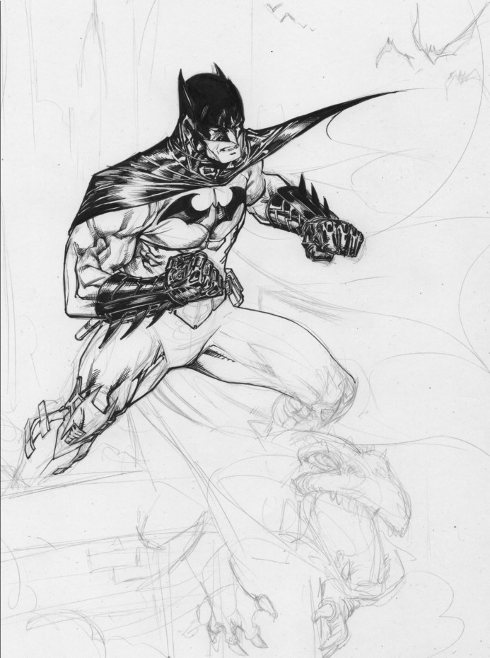 Batman - Drink'n'Draw april2nd2014 wip