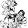 Harley Quinn and Lobo's puddinly bastich love