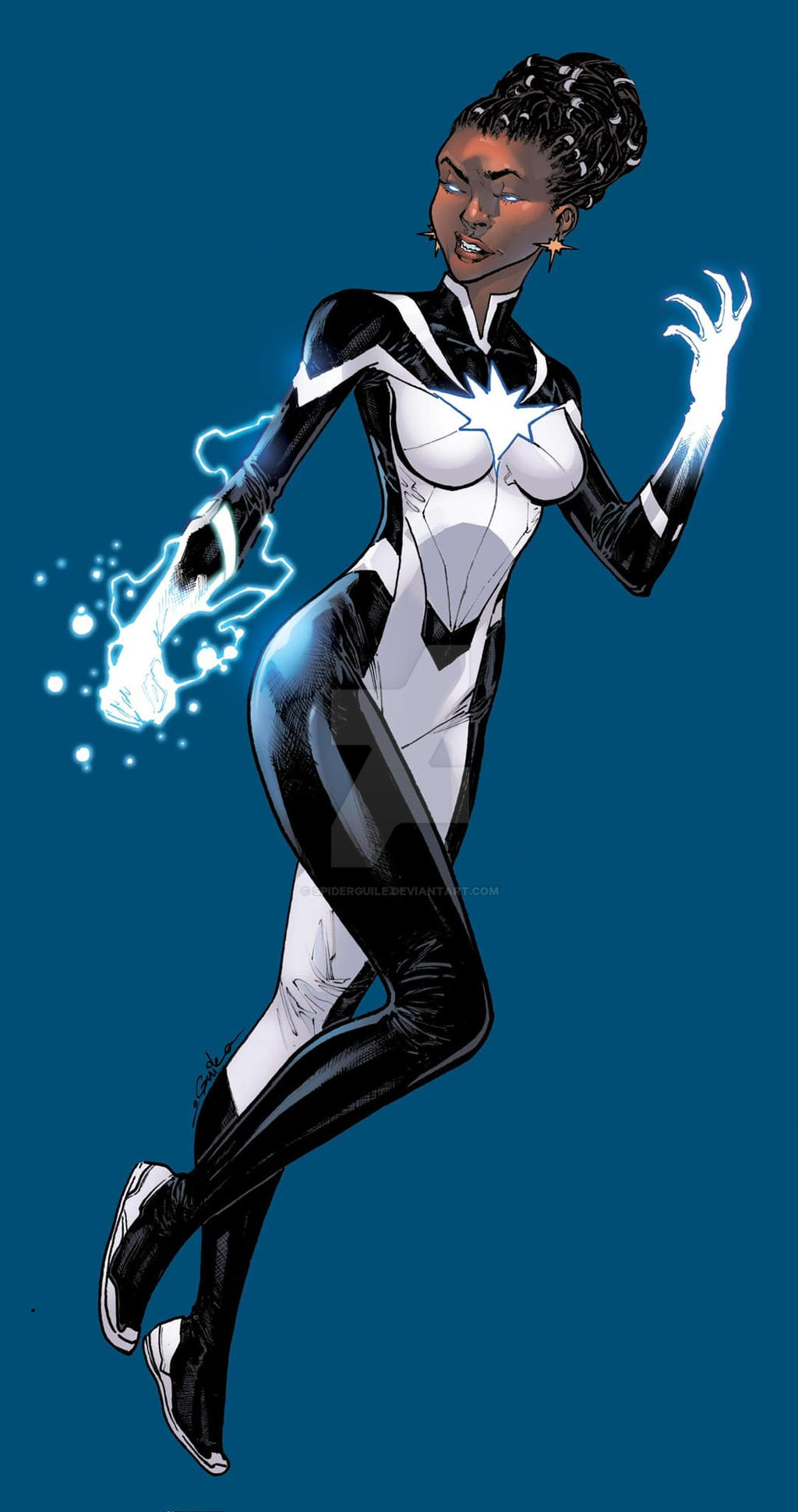Spectrum Hero Spectrum Monica Rambeau - Timothy Brown colors by SpiderGuile on DeviantArt