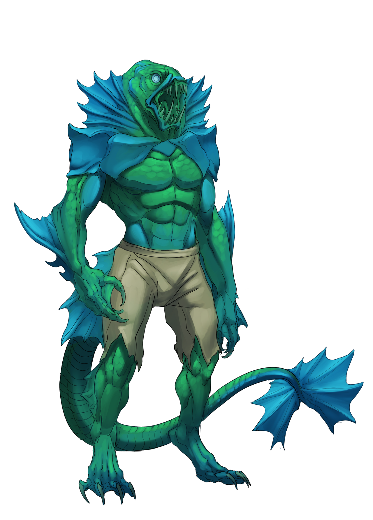 Fish Man by VermX on DeviantArt