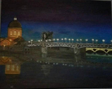 Paris: Pont Neuf at night by duncan-blues on DeviantArt
