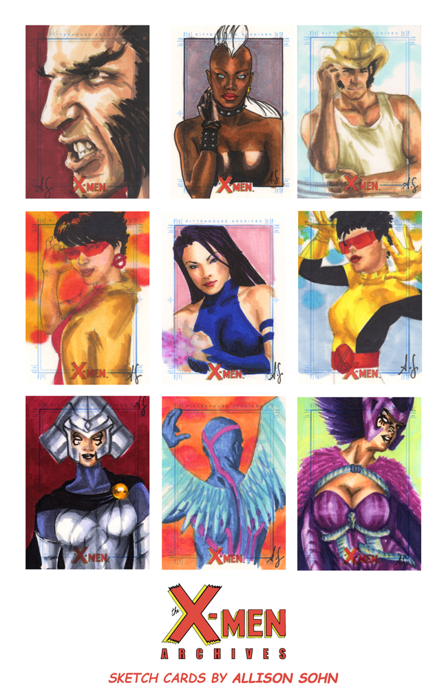 X-Men Archives Sketch Cards 9