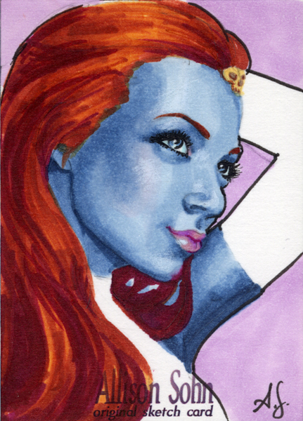 Mystique Sketch Card