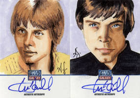 Star Wars Galaxy 7 Sketchagraph Cards:Mark Hamill
