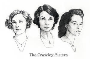 The Crawley Sisters of Downton Abbey