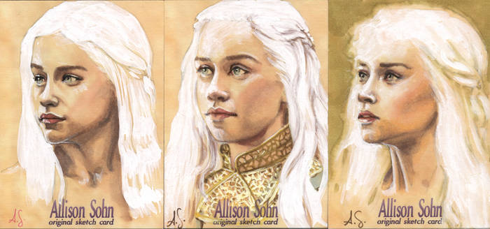 Daenerys Targaryen  Sketch Cards