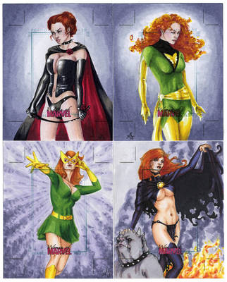 Jean Grey Sketch Cards