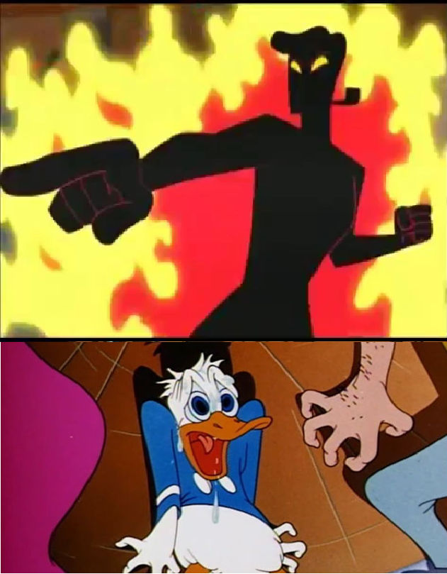 Donald Duck Scared of Father by superherofan2003 on DeviantArt