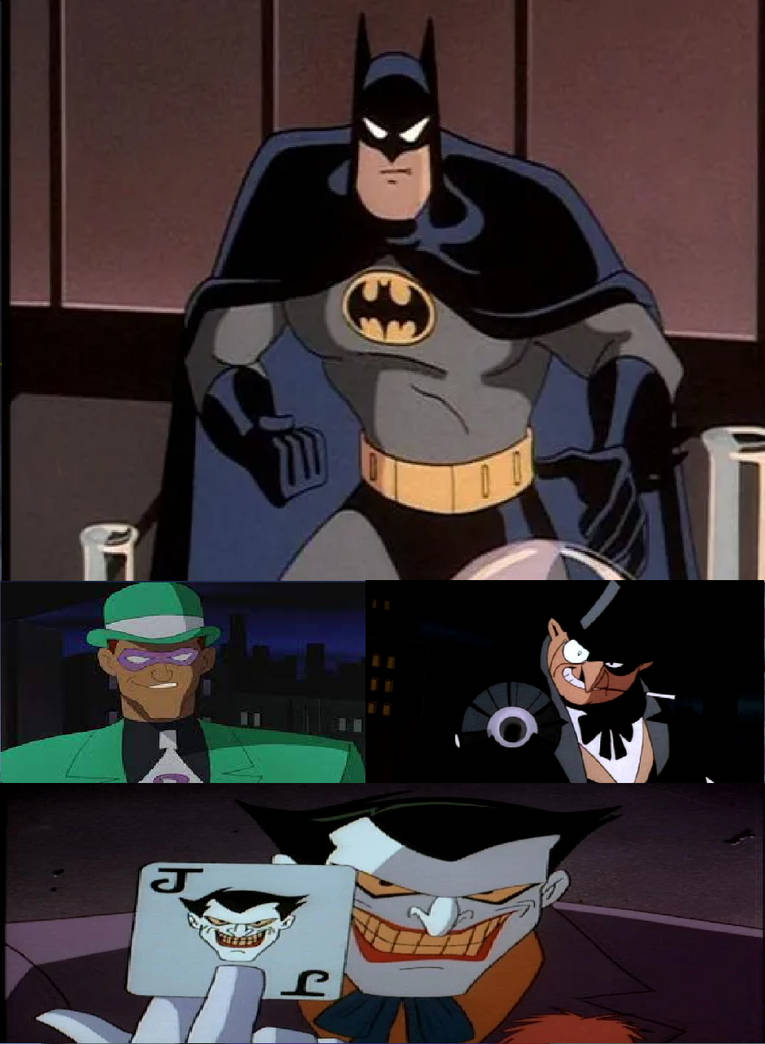 Batman vs Joker, Riddler and Penguin by superherofan2003 on DeviantArt