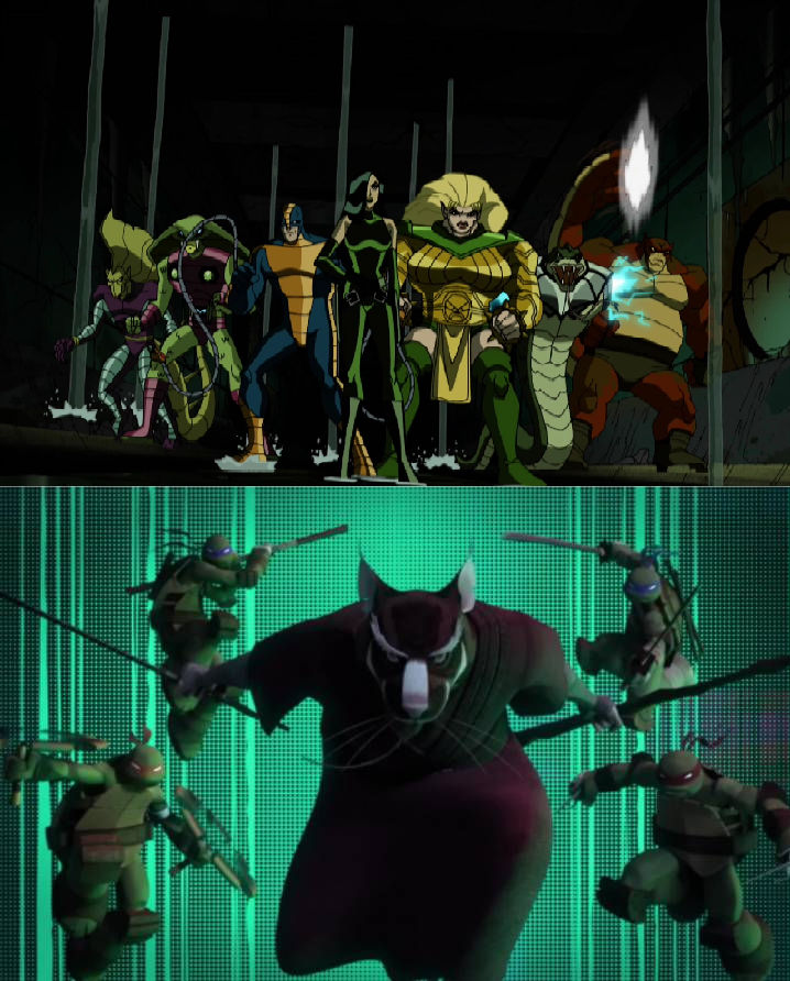 hamato clan vs Serpent Society by superherofan2003 on DeviantArt