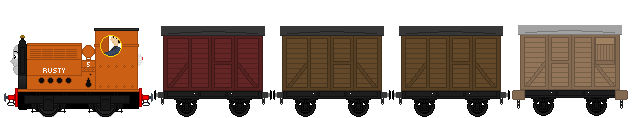 Rusty and His Goods Train 3 by superherofan2003 on DeviantArt