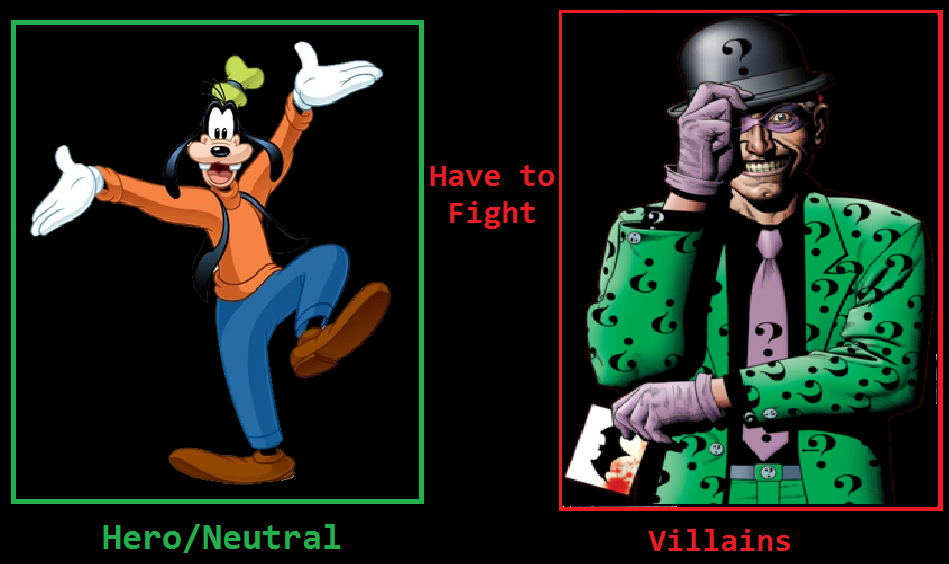 Goofy Riddler What if Goofy have to Fight The Riddler by superherofan2003 on DeviantArt