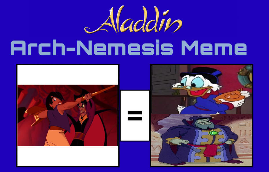 Scrooge McDuck and Merlock as Aladdin and Jafar by superherofan2003 on ...