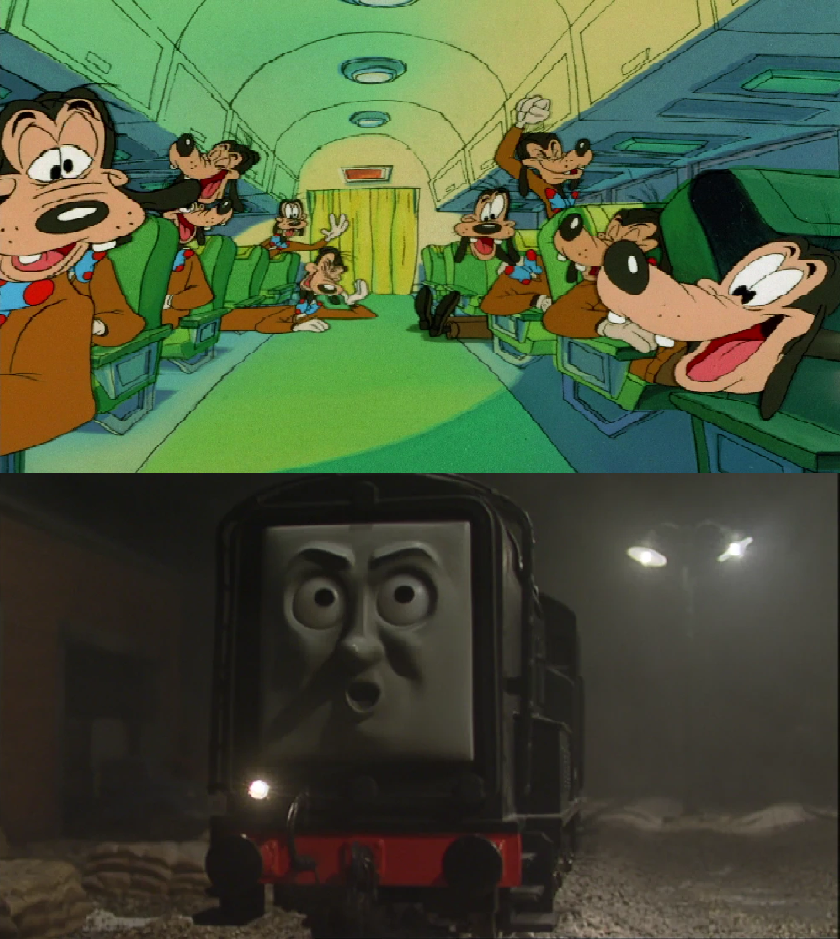 Engineer Goofy Driver Diesel sees so many Goofy's by superherofan2003 on DeviantArt