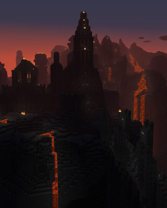 Minecraft - Ash city by FilterNoise on DeviantArt