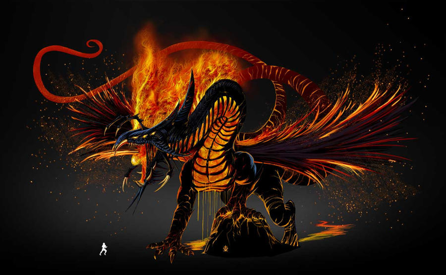 Dragon of fire