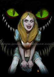 Zombie Alice in the dark