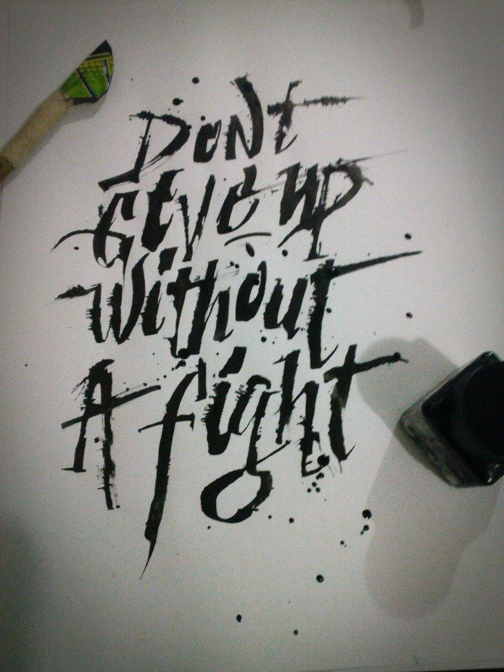 Don't Give up without a fight by mariovogfx Don't Give up without a fight by mariovogfx