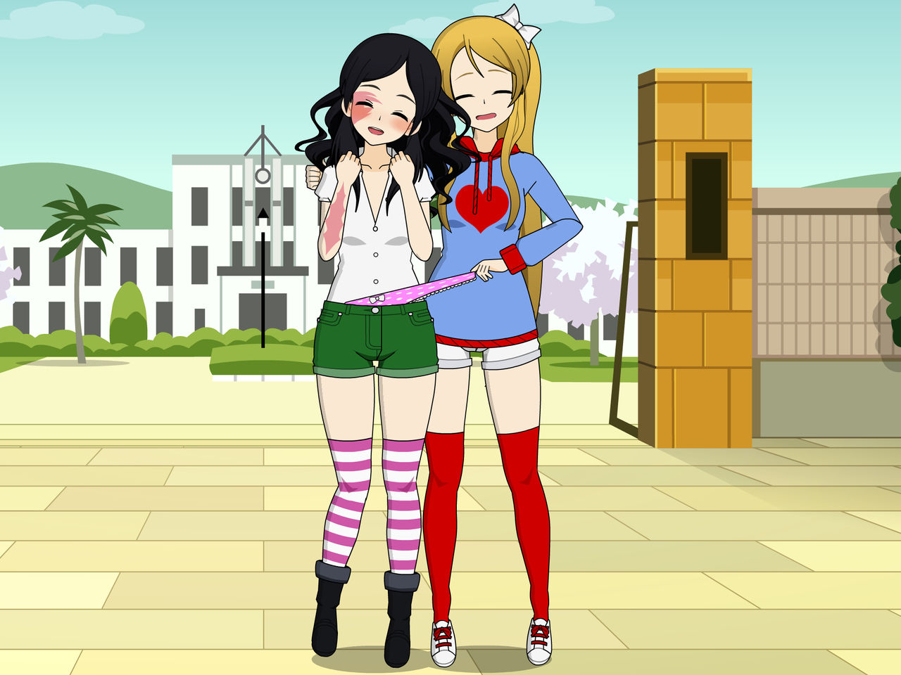 Girl Wedgie Animation