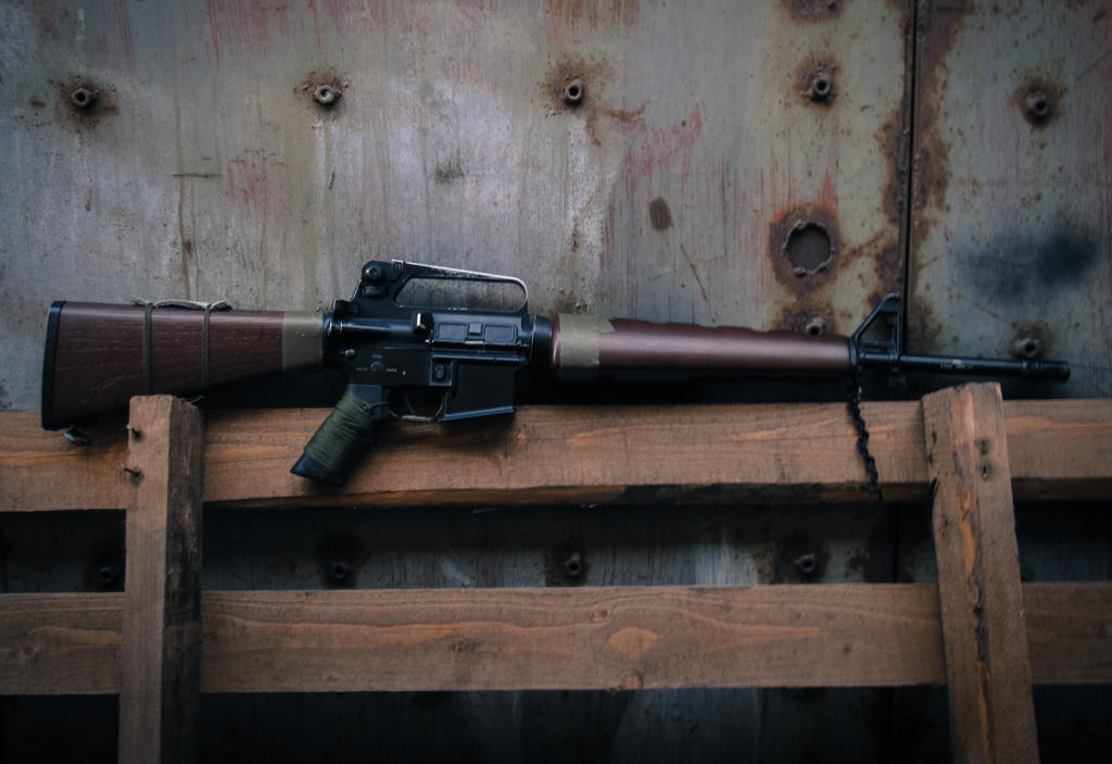 Service rifle by halfdwarf on DeviantArt