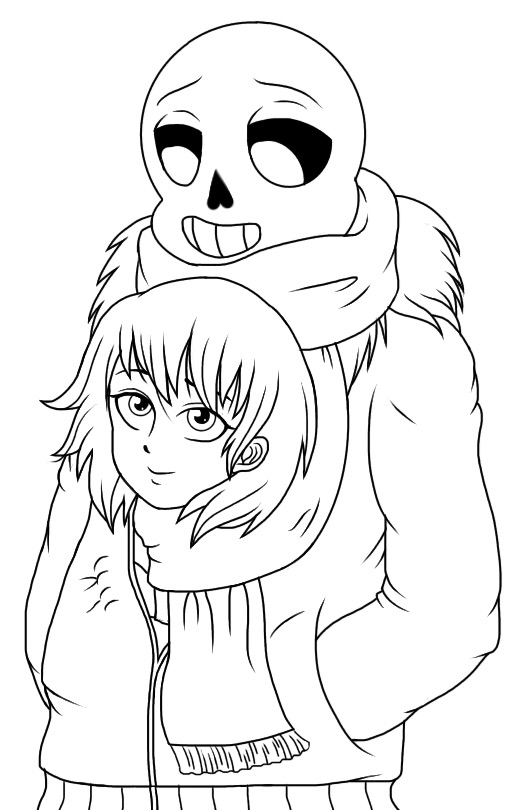 A Warm Walk Home v2 uncolored 