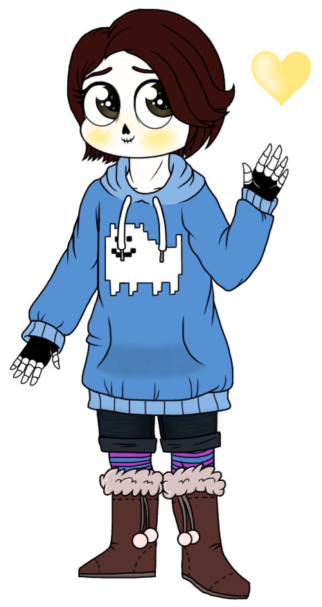 Undertale: Chara and Frisk Redesigns by Monkey-Overalls on DeviantArt