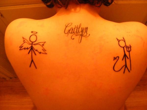 Devil and Angel Tattoo by LatsyrcAnali-Heart on DeviantArt Devil and Angel Tattoo by LatsyrcAnali-Heart on DeviantArt